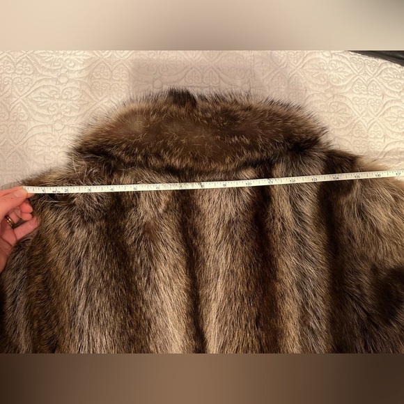 Women’s Brown Fur Coat - Picture 6 of 10